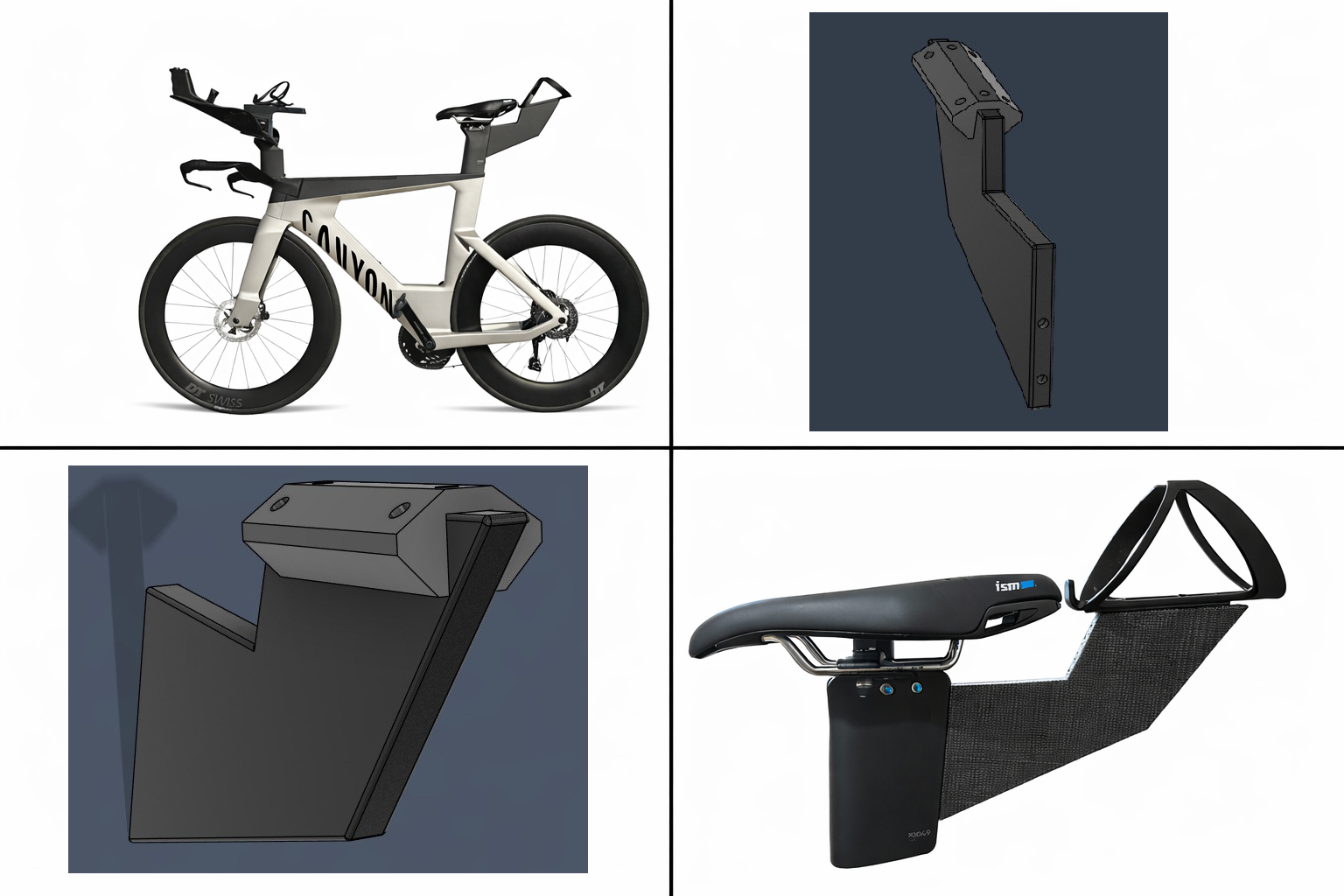 Canyon Speedmax AERO rear Bottle mount Single/DUAL (Canyon speedmax 2021 onwards)